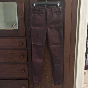 Joe's Jeans Women's Skinny Jeans in Burgundy